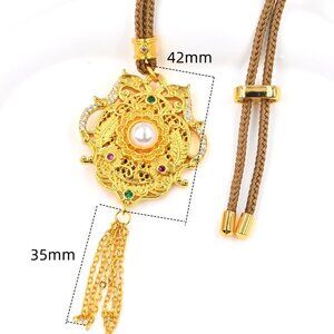 NWT Mandala Pearl Amulet Necklace